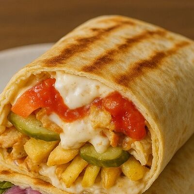 Мечта студента в Уголок Вкуса шаурма в кляре по цене 475 ₽