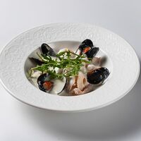 Морепродукты в сливочно-сырном соусе в Итальянцы