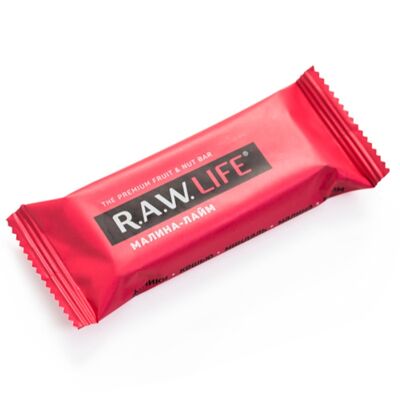 Батончик Raw Life Малина-лайм в Даблби по цене 180 ₽