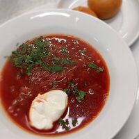 Борщ с пампушками в Вена