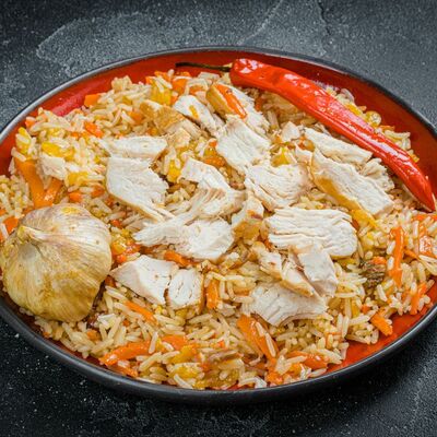 Плов с курицей в PLOVBOX по цене 300