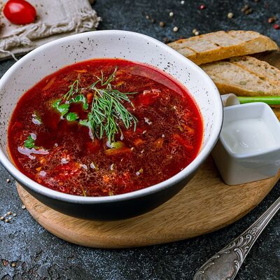 Суп Борщв Донер Мастер по цене 150 ₽