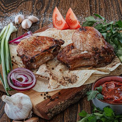 Шашлык из свиной корейки в Пекарня №1 по цене 639 ₽