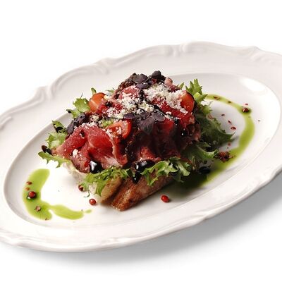 Брускетта с ростбифом в Завтрак по цене 550 ₽