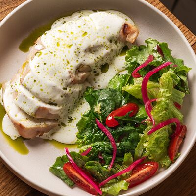 Куриная грудка су-вид с овощами в Мараули по цене 540 ₽