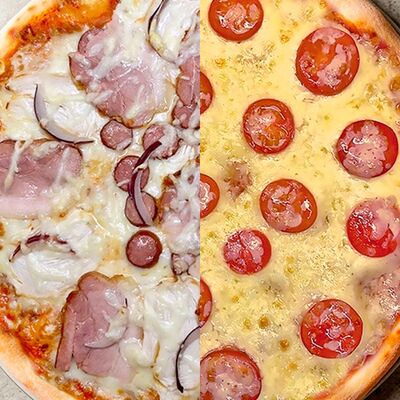 Три богатыря и МаргоРита в ПиЦЦунда Море начинки по цене 1188 ₽