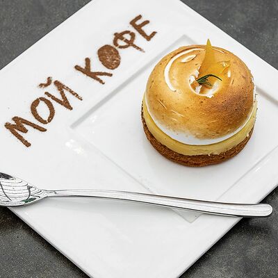 Лимонный флан в Мой кофе по цене 363 ₽