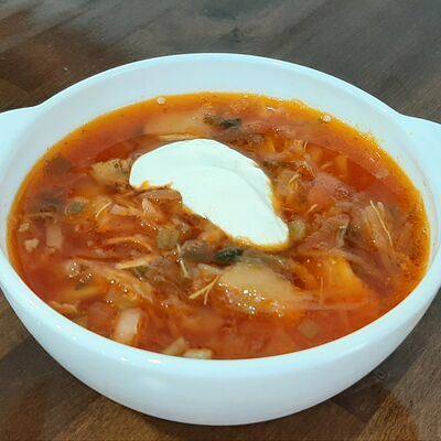 Борщ домашнийв Пельменная №1 по цене 350 ₽