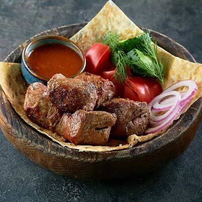 Шашлык из свинины в Двор Помидор по цене 650