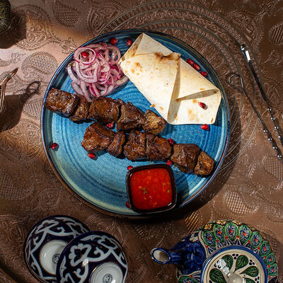 Печень говяжья с курдюком в Гранат по цене 830 ₽