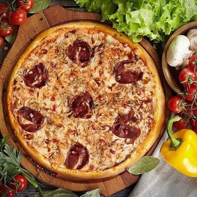 Пицца Нижегородская 33 см в Pizza bon appétit по цене 790 ₽