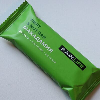 Батончик R. a. w. life Макадамия в Бодрая выдра по цене 290 ₽