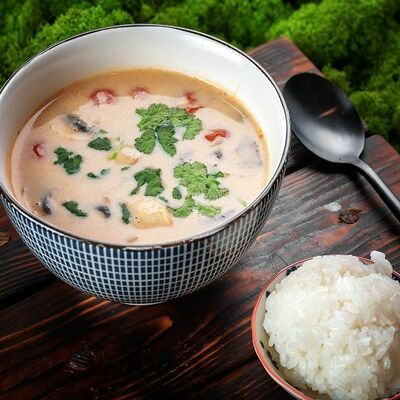 Том Ям с рисом в Эбби Noodles & Sushi Bar по цене 600