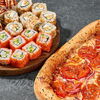 Неаполитанская пепперони и 3 ролла V.2.0 в Сушкоф и пицца по цене 1893