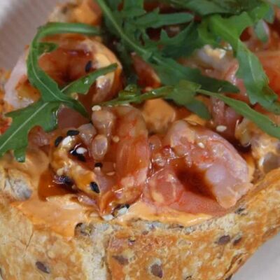 Брускетта с креветкой в Гербарий по цене 350 ₽