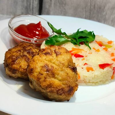 Котлетки с рисом и овощами в Магнат по цене 220 ₽