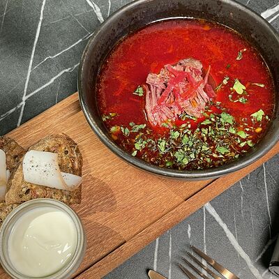 Борщ в Kirova street по цене 200 ₽