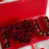 Бокс l love you с красной розойв SOK - клубника в шоколаде по цене 10990