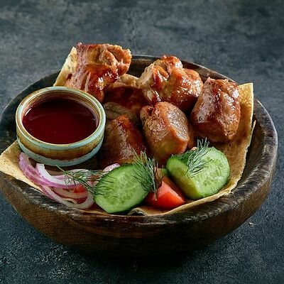 Шашлык из индейки в Мангал&Грузия по цене 750 ₽