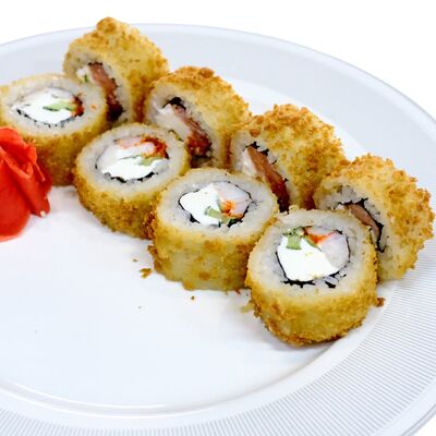 Темпура роллы с тигровой креветкойв KEKOU SUSHI по цене 420 ₽