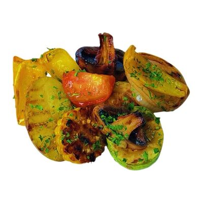 Овощи гриль в Лаваш и мясо по цене 330 ₽