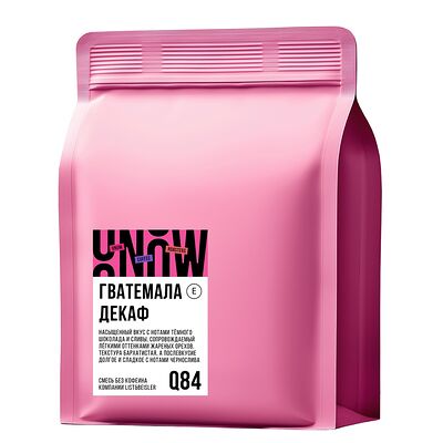 Гватемала Декаф, под эспрессо, Unow coffee в Zaryad coffee по цене 1118 ₽