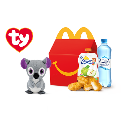 Завтрак Хэппи Милс игрушкой в Макдоналдс по цене 189 ₽