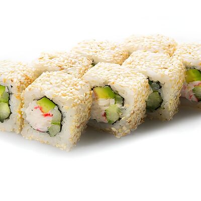Ролл Калифорния в кунжуте в Love Rolls по цене 259 ₽