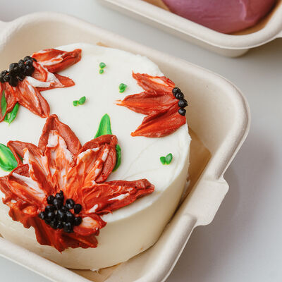 Бенто-торт Клубника в Смена вкуса по цене 500 ₽