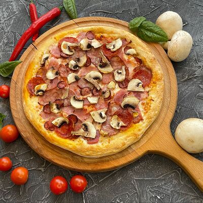 Мясная в Koodoo pizza & wok по цене 1243 ₽