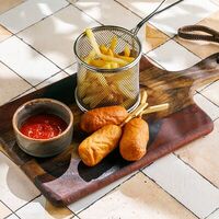 Детские колбаски из сказки с картофелем фри в ЛарисуВаннуХочу