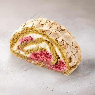 Фисташковый рулет с малиной в Шоколадница по цене 410 ₽