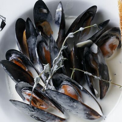 Мидии в сливочном соусев Сварня по цене 590 ₽