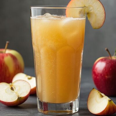 Яблочный свежевыжатый сок в MSport Буфет по цене 375 ₽