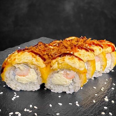 Запеченный с креветкой и чеддером в Красная рыба по цене 630 ₽