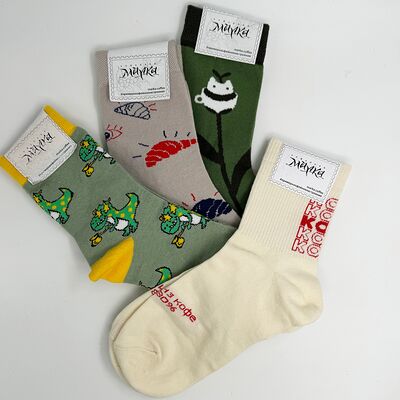 Носочки кофейные в Уголок по цене 550 ₽