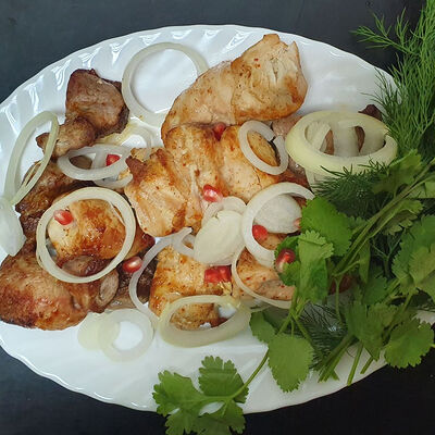 Шашлык из свинины в Хинкали&Хачапури по цене 530 ₽