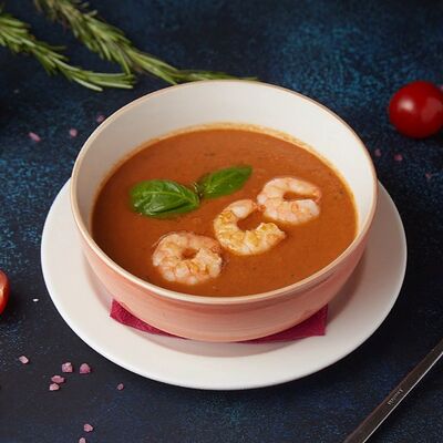 Гаспачо с креветками в Сохо по цене 550