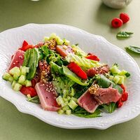 Салат с тунцом и ростбифом в ЛарисуВаннуХочу