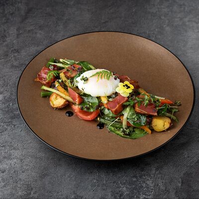 Салат Нисуаз c тунцом и яйцом пашотв Эндорфин по цене 790 ₽