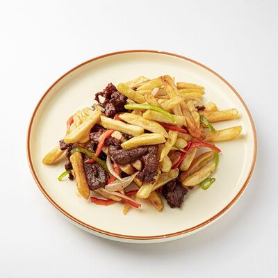 Фри с мясом в Лагман Центр Ас Казан по цене 3950 ₸