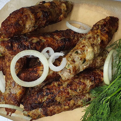 Люля-кебаб (свинина-говядина) в Хинкали&Хачапури по цене 420 ₽
