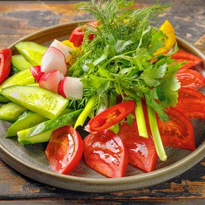 Овощной Букетв Шашлычный Мир по цене 690 ₽