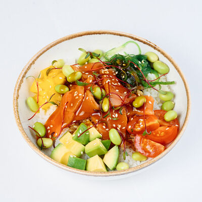 Боул с красной рыбой в Кофеин по цене 610 ₽