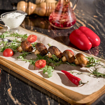 Шашлык из шампиньонов в Oзеро гриль по цене 380 ₽