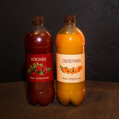 Морс клюквенный в Пельмения по цене 300 ₽