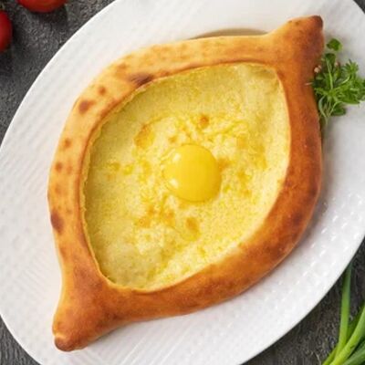 Хачапури по-аджарски в Хантама по цене 570 ₽