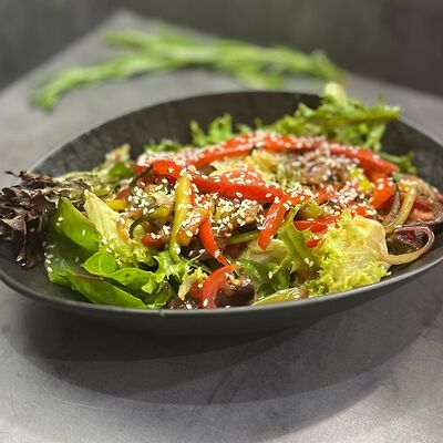 Салат Тайский с говядинойв Лось Лосось по цене 1050 ₽