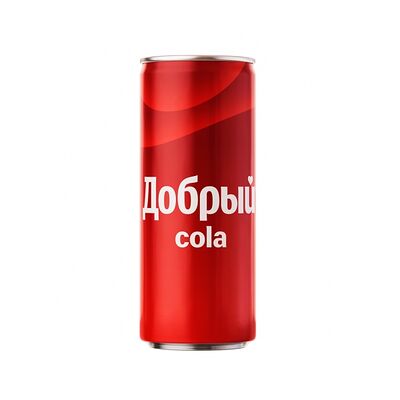 Добрый Cola в жестяной банке в Pomodoro по цене 80 ₽