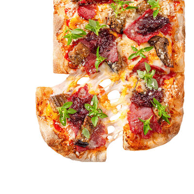 С пастрами из говядины и сладким луком S в Zotman Pizza по цене 880 ₽